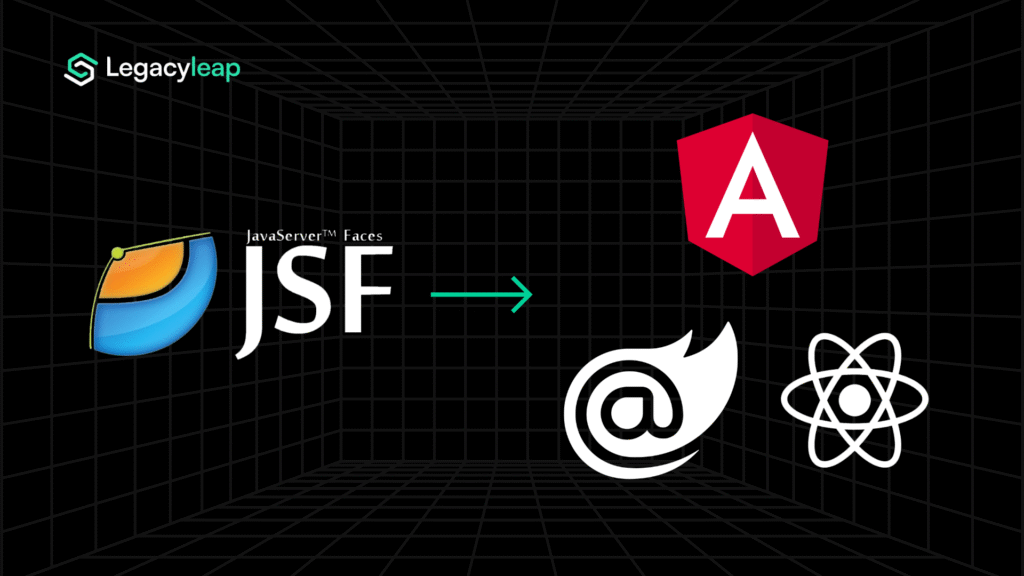 JSF to React, Angular, Blazor Migration with Gen AI